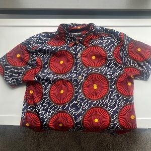Vintage patterned shirt Slim Fit Medium